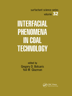 cover image of Interfacial Phenomena in Coal Technology